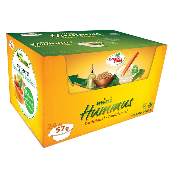 Fontaine Santé Hummus, 24 x 57 g