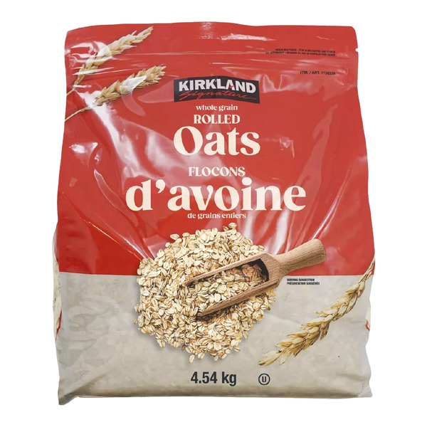 Kirkland Signature Whole Grain Rolled Oats, 4.54 kg